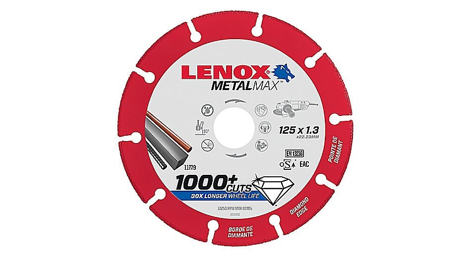 LENOX 2030944 Disque MétalMax 357 x 3,8 mm - avec anneau réducteur de 20 mm - MK SELLER EU