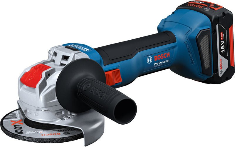 Meuleuse d'angle GWX 18V - 8 + GBA 2x4,0Ah + GAL 1840 L X - LOCK - MK SELLER EU